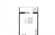 Продам 1 комнатную квартиру 33 м2 картинка из объявления