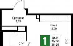 Продам 1 комнатную квартиру 38 м2 в объявлении 10 фото Продам 1 комнатную квартиру 38 м2 картинка из объявления
