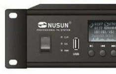 Nusun NX-080 микшер-усилитель, 2 микрофонных + 3 линейных входа, FM-тюнер, USB, 80 Вт картинка из объявления