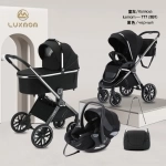 Коляска детская Luxmom 777 3 в1 с рождения картинка из объявления