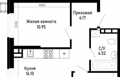 Продам 2 комнатную квартиру 51.11 м2 в объявлении 10 фото Продам 2 комнатную квартиру 51.11 м2 картинка из объявления