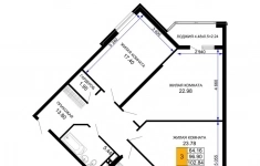Продам 3 комнатную квартиру 104 м2 в объявлении 7 фото Продам 3 комнатную квартиру 104 м2 картинка из объявления