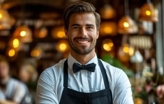 Официант картинка из объявления