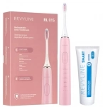 Звуковая щетка с 5 режимами Revyline RL015 Pink и паста Smart картинка из объявления