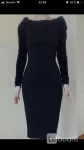 Платье футляр новое м 46 чёрное миди по фигуре ткань плотная вече картинка из объявления