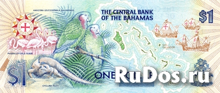 Банкнота Багамских островов фотка