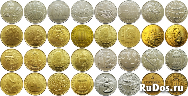 Монеты Сан - Марино фотка
