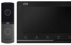 Комплектная дверная станция (домофон) CTV CTV-DP2700 IP NG черный (дверная станция) черный (домофон) картинка из объявления