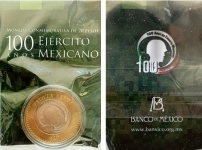 Биметаллическая юбилейная монета Мексики картинка из объявления